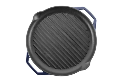 Alternative view of Grand feu griddle pan cast iron - Blue