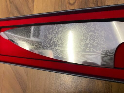 Alternative view of Kitchen Handmade Cutting Knife Super Sharp High Carbon 8 Inch Damascus Steel Chef Knives 67 Layers 60-62 Hrc