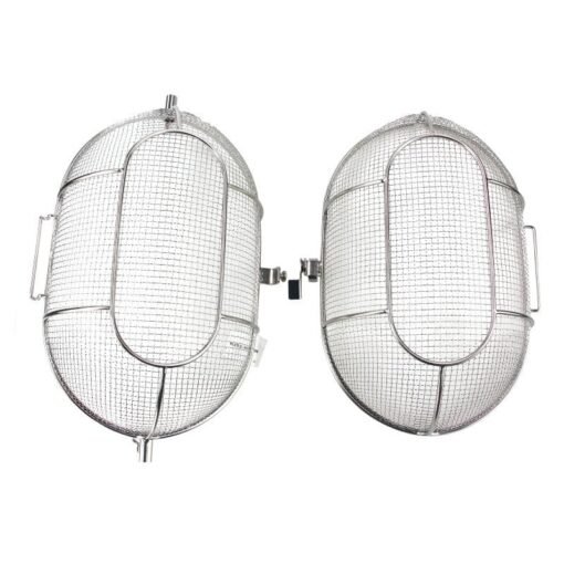 Alternative view of Stainless Steel Rotisserie Grill Basket