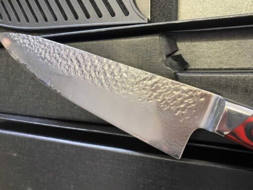 Alternative view of Kitchen Knife with G10 handle with knife cover 8 Inch 67 layer big Damascus steel chef knife