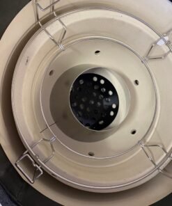 Alternative view of Kamado Bono charcoal basket volcano