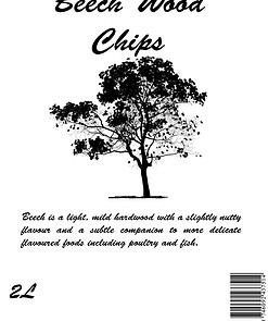 Beech wood smoking chips 2L