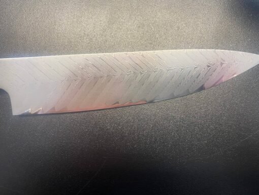 Alternative view of High quality honeycomb handle steel kitchen chef knife vg10 damascus knife