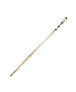 Texas Club Wide Stainless Steel Kebab Skewer, 80x 1.8cm.