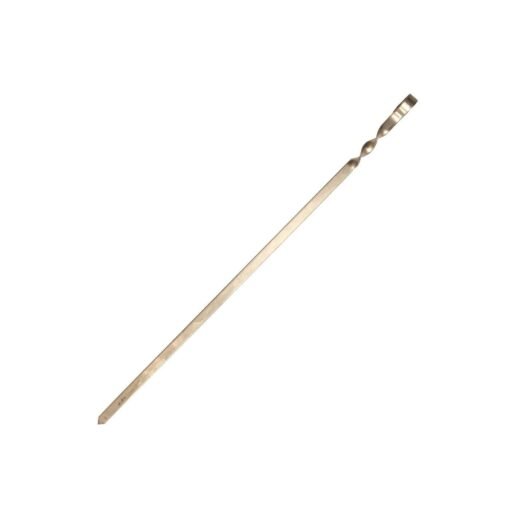Texas Club Wide Stainless Steel Kebab Skewer, 80x 1.8cm.