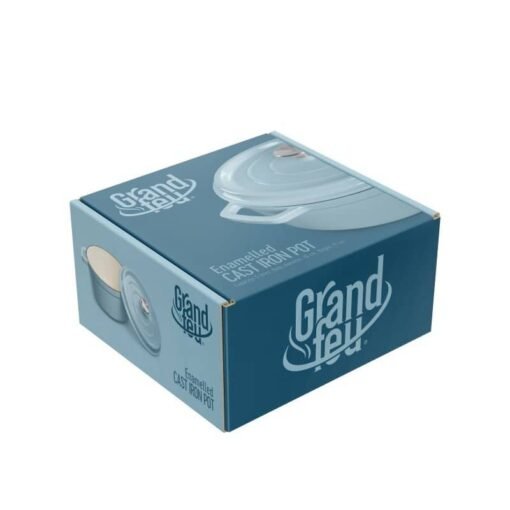Alternative view of Grand Feu Light Blue Pot 4.7L