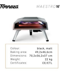 Alternative view of Forneza 16 Inch Gas Pizza Oven With Accessories Bundle