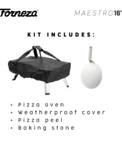 Alternative view of Forneza 12 Inch Gas Pizza Oven With Accessories Bundle