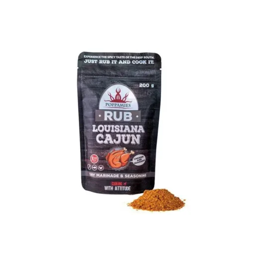 Poppamies Louisiana Cajun RUB, 200g.