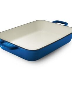 Grand Feu Cast Iron Roaster 33cm Blue