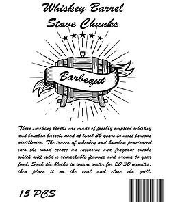 Whiskey barrel chunks