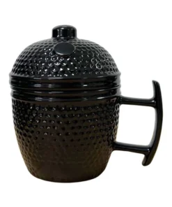 Ceramic Black Kamado Cup