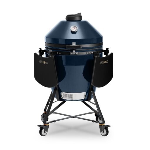 Alternative view of Kamado Bono EVO Grande Navy Blue 25″ Ceramic Grill