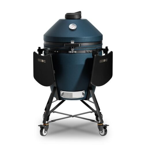 Alternative view of Kamado Bono EVO Grande Navy Blue Matte 25″ Ceramic Grill