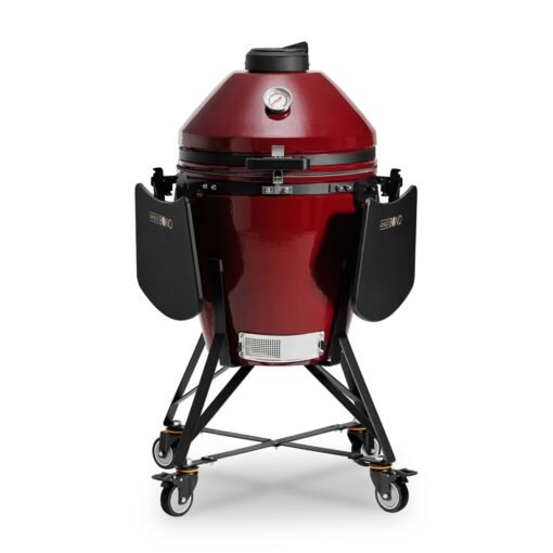 Alternative view of Kamado Bono EVO Media Royal Red 22″ Ceramic Grill