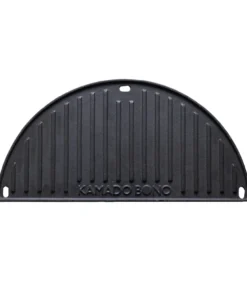 Kamado Bono EVO Media 22″ Half Moon Cast Iron Griddle Plate