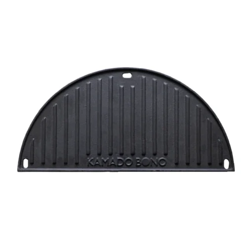 Kamado Bono EVO Media 22″ Half Moon Cast Iron Griddle Plate